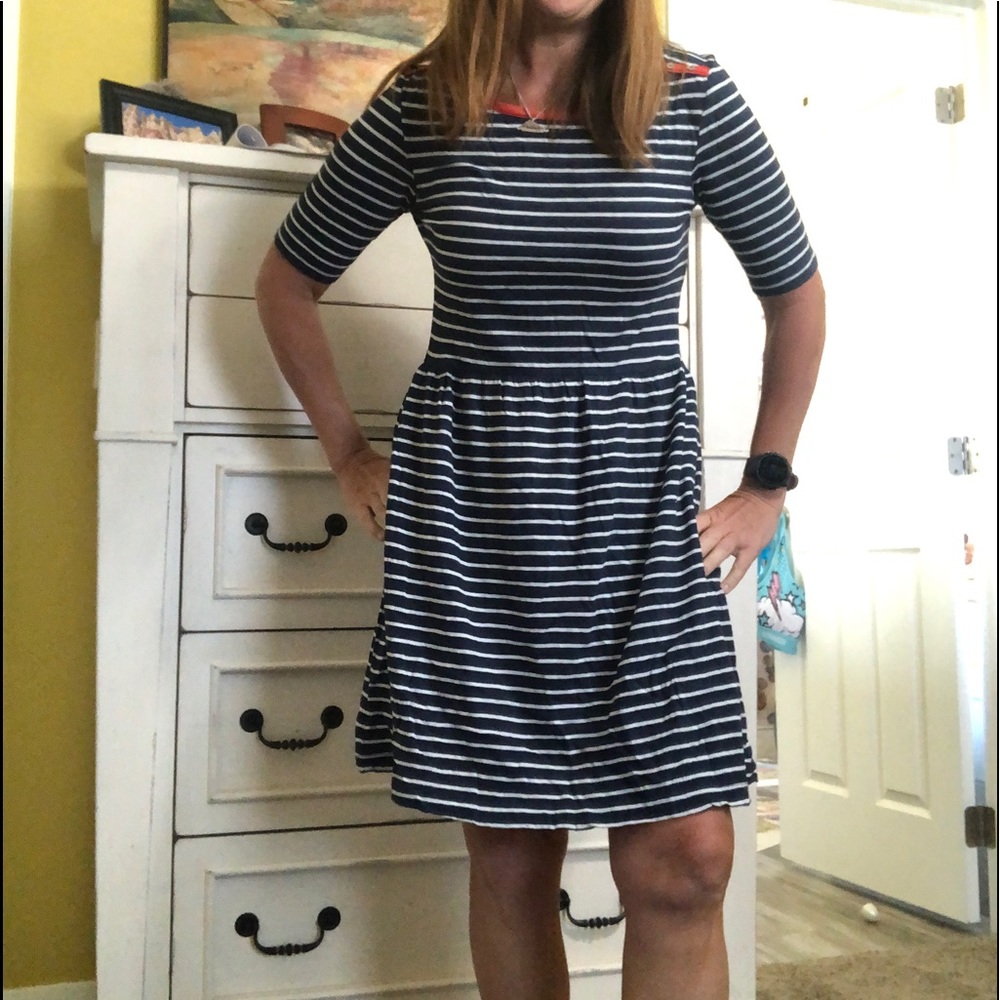 Pure + gold dress